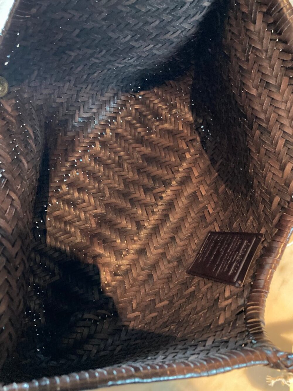 DRAGON DIFFUSION Nantucket basket Dark Brown - Picture 8 of 13